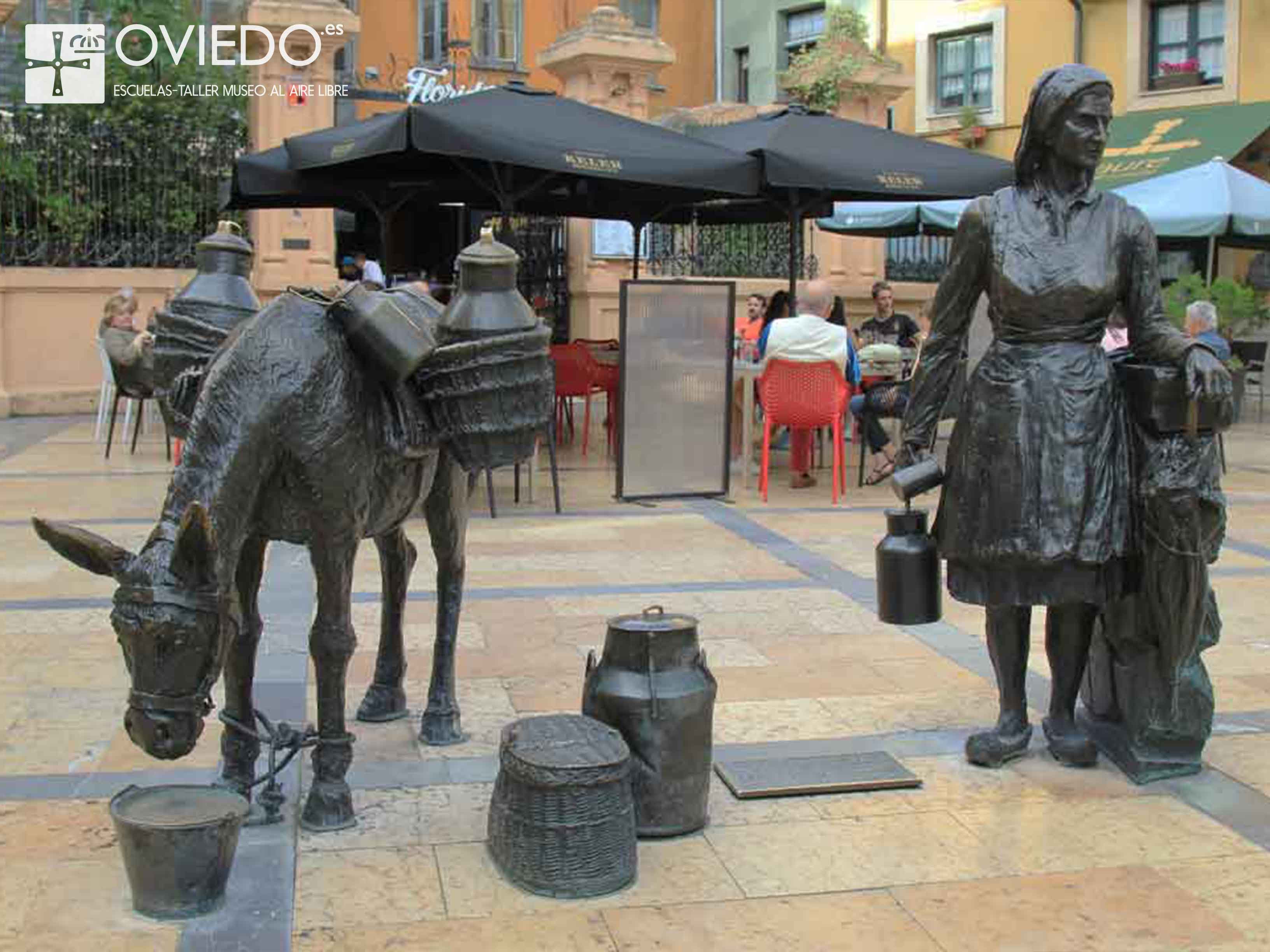 escultura La Lechera
